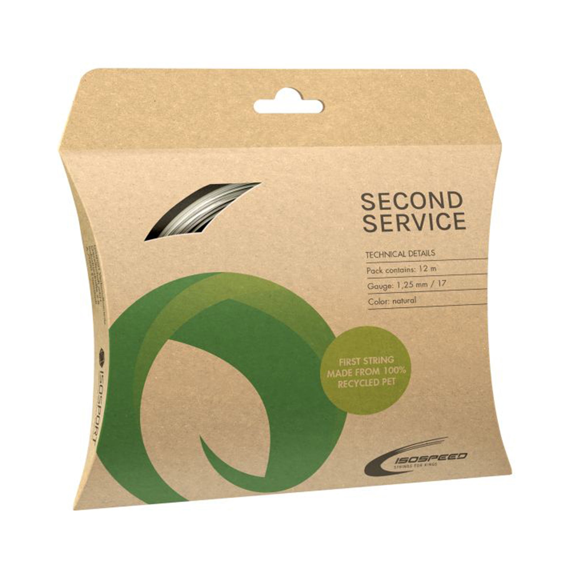 Isospeed Second Service Cordage En Garniture 12m-Écru