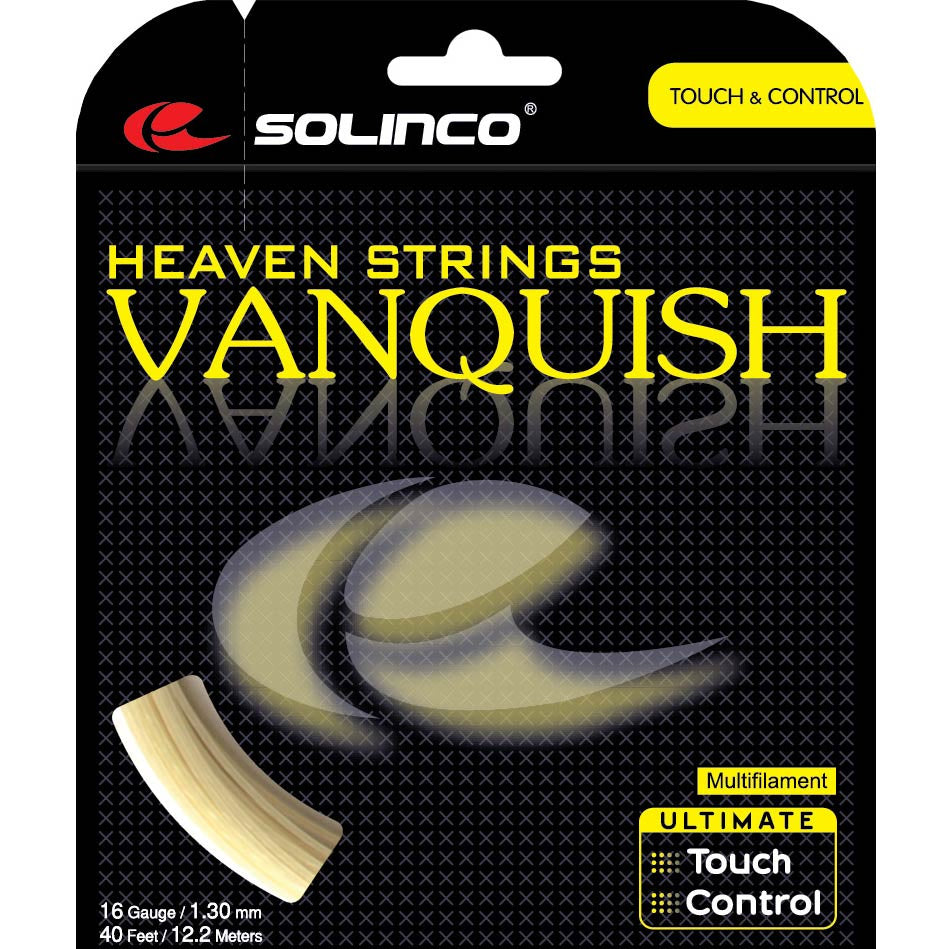 Solinco Vanquish Natur Set Snaren 12,2m-Natuurlijke Kleuren