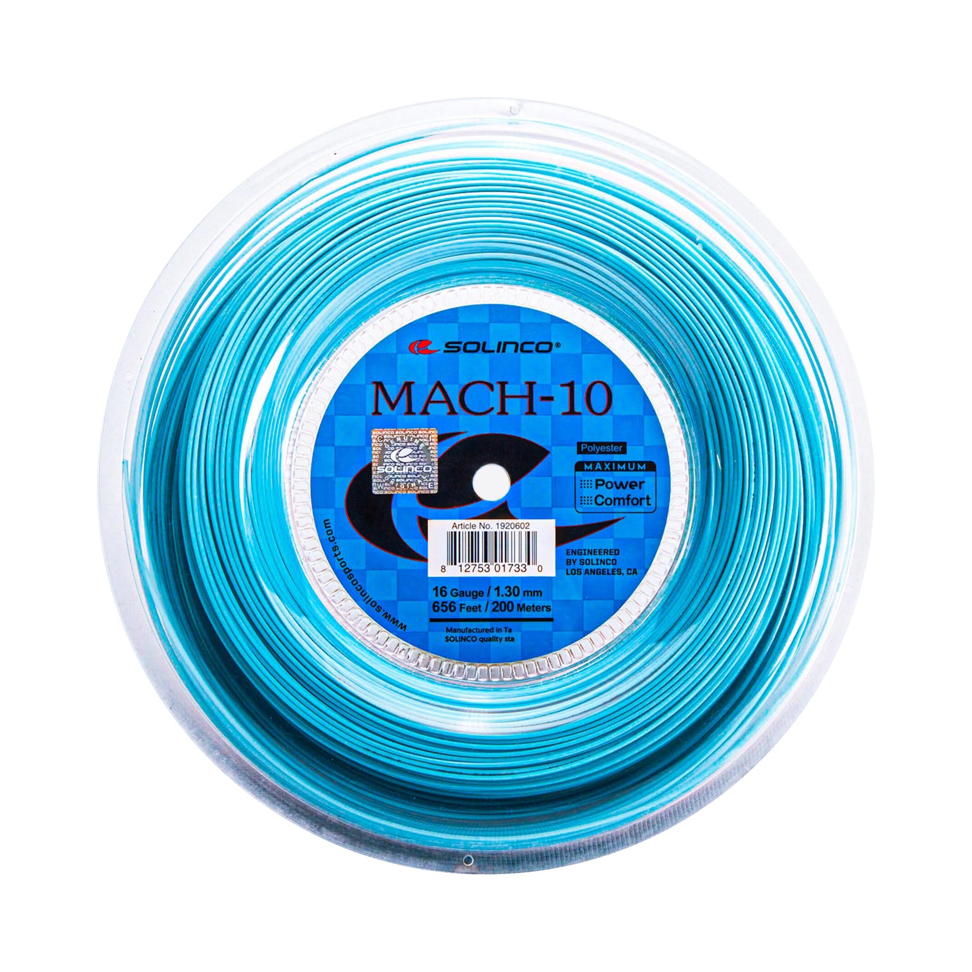 Solinco Mach 10 Rol Snaren 200m-Blauw