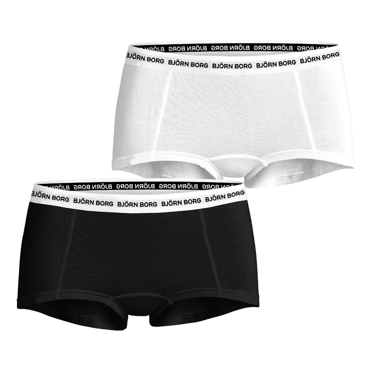 Björn Borg Core Logo Mini-short Verpakking 2 Stuks Dames-Veelkleurig