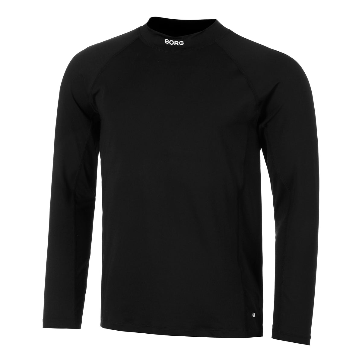 Björn Borg Mock Neck Longsleeve Heren-Zwart