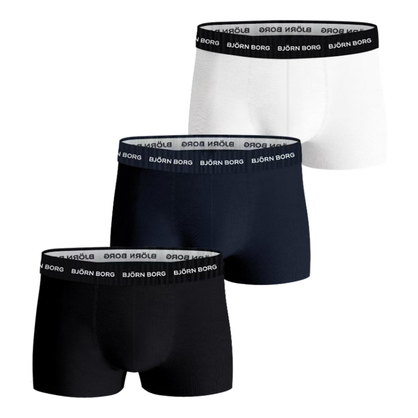 Björn Borg Cotton Stretch Trunk Boxershort Verpakking 3 stuks Heren - veelkleurig