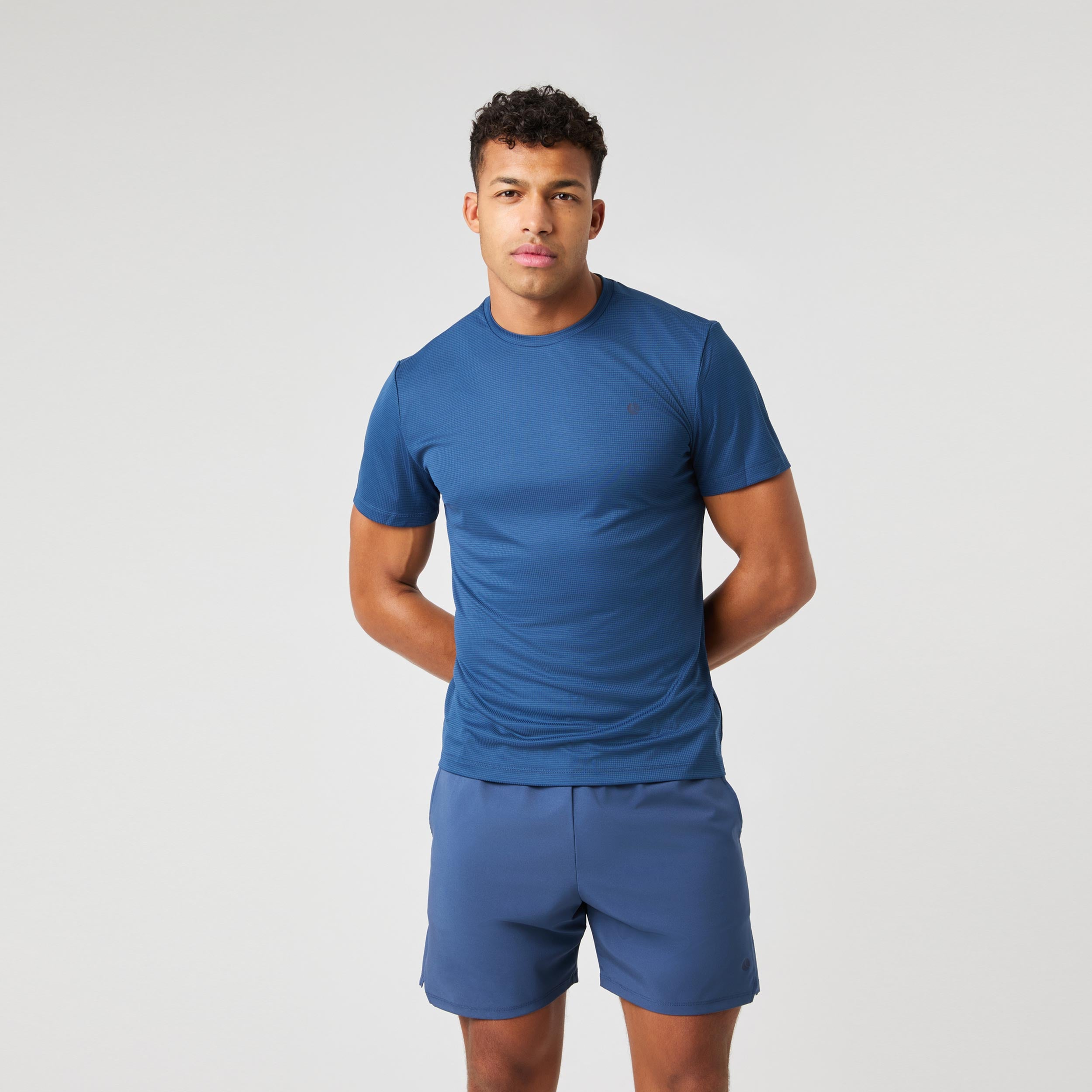 Björn Borg Ace Light T-shirt Heren-Petrolblauw
