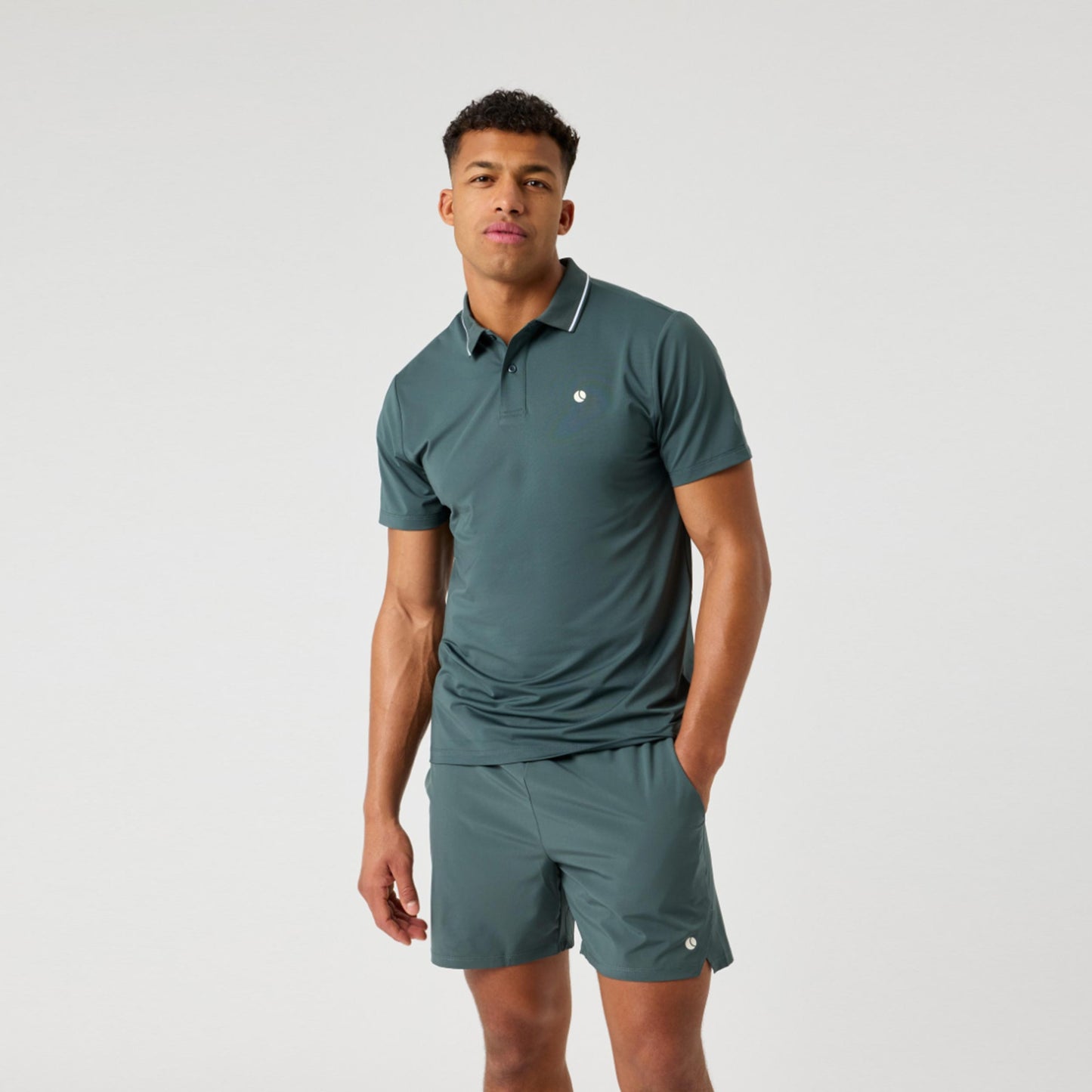 Björn Borg Ace Polo Hommes - vert foncé