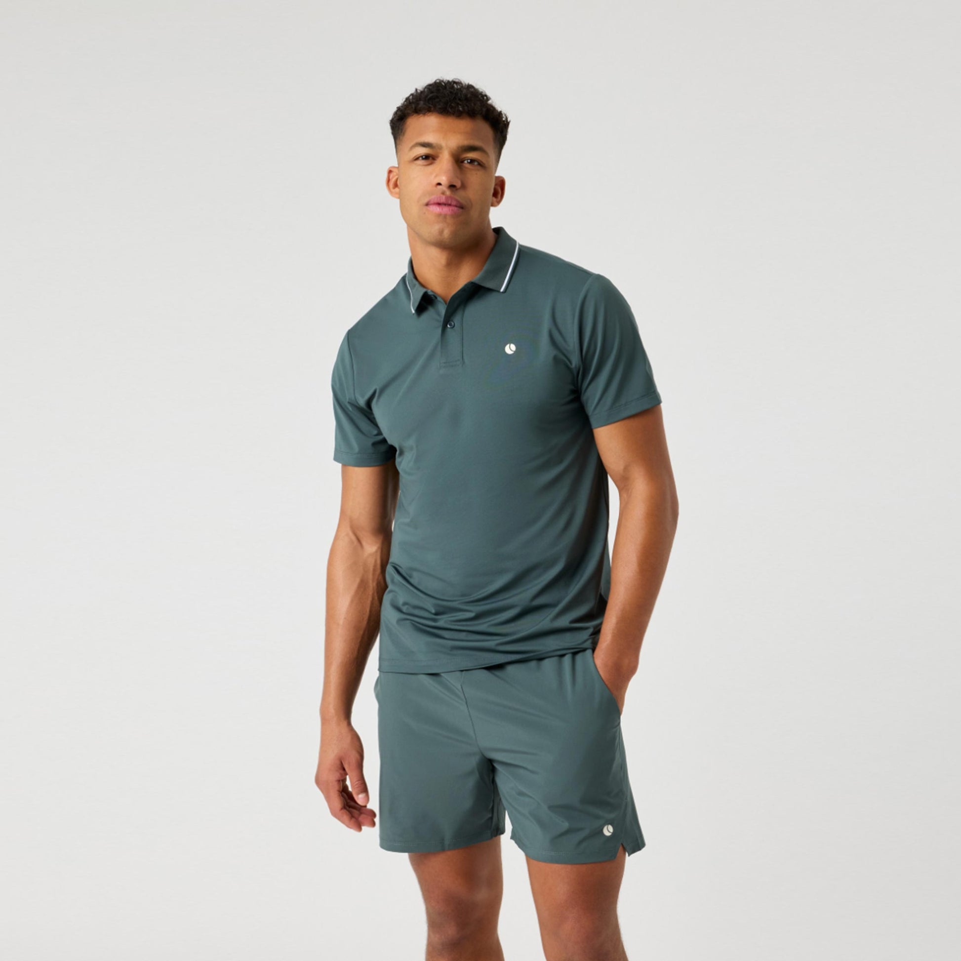 Björn Borg Ace Polo Hommes - vert foncé