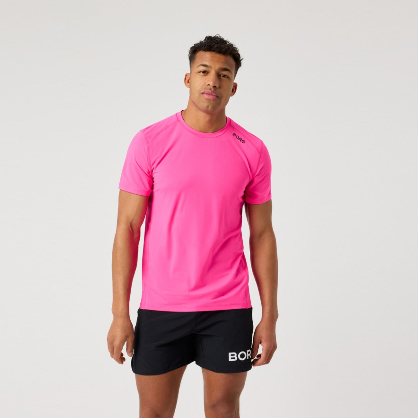 Björn Borg Borg Athletic T-shirt Hommes - rose