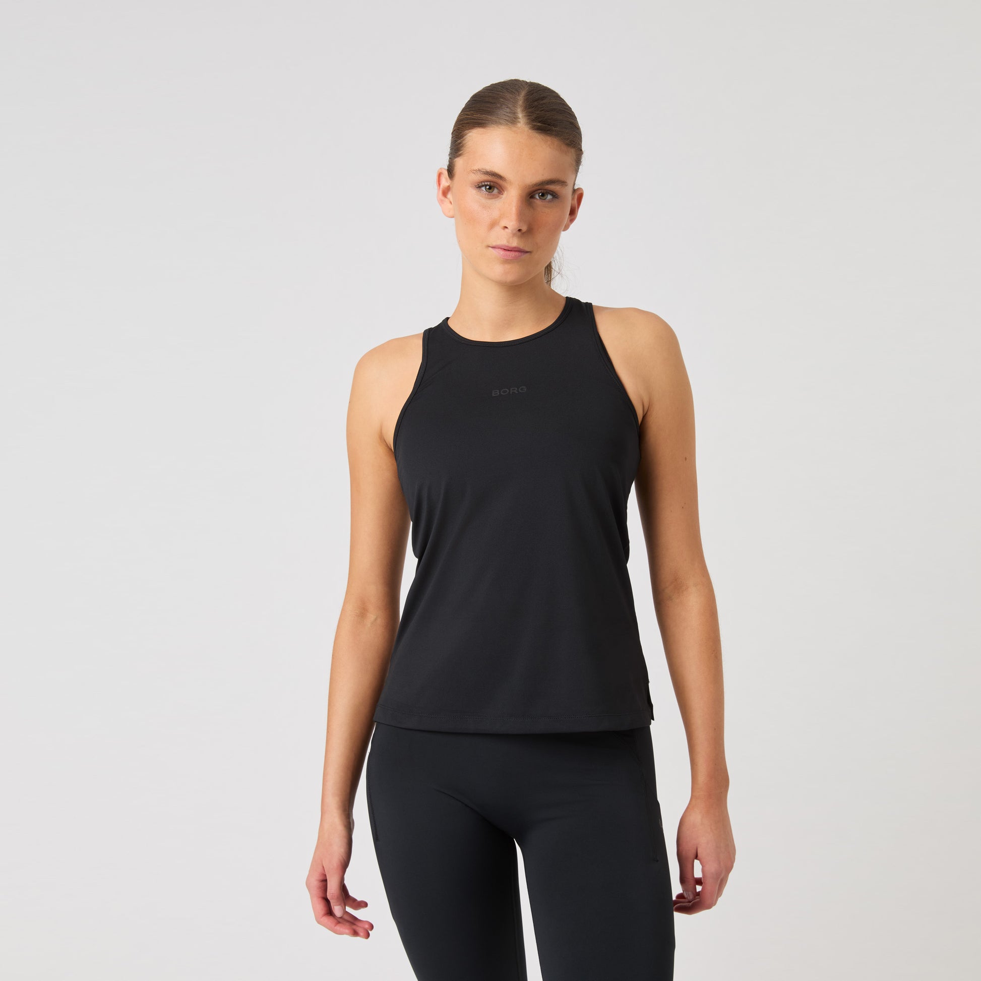 Björn Borg Borg Racerback Tanktop Dames-Zwart