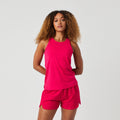 Borg Racerback Tanktop Dames - pink,