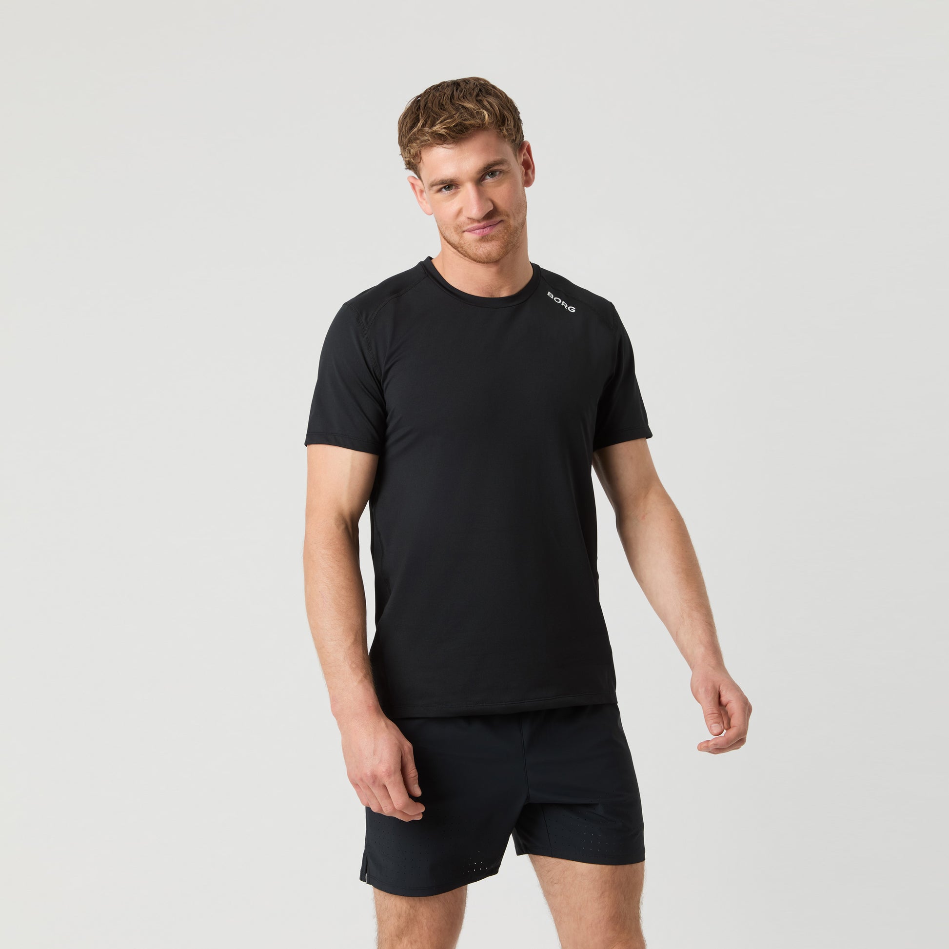 Björn Borg Borg Athletic T-shirt Hommes - noir