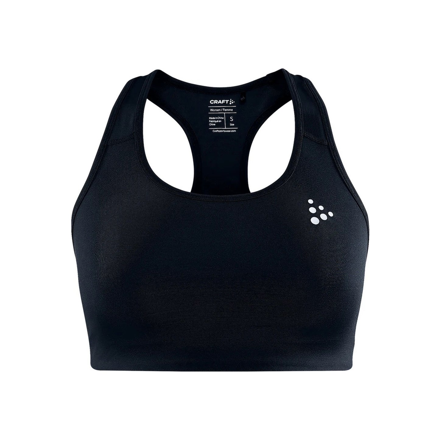 Craft Training Classic Sport-bh Dames-Zwart