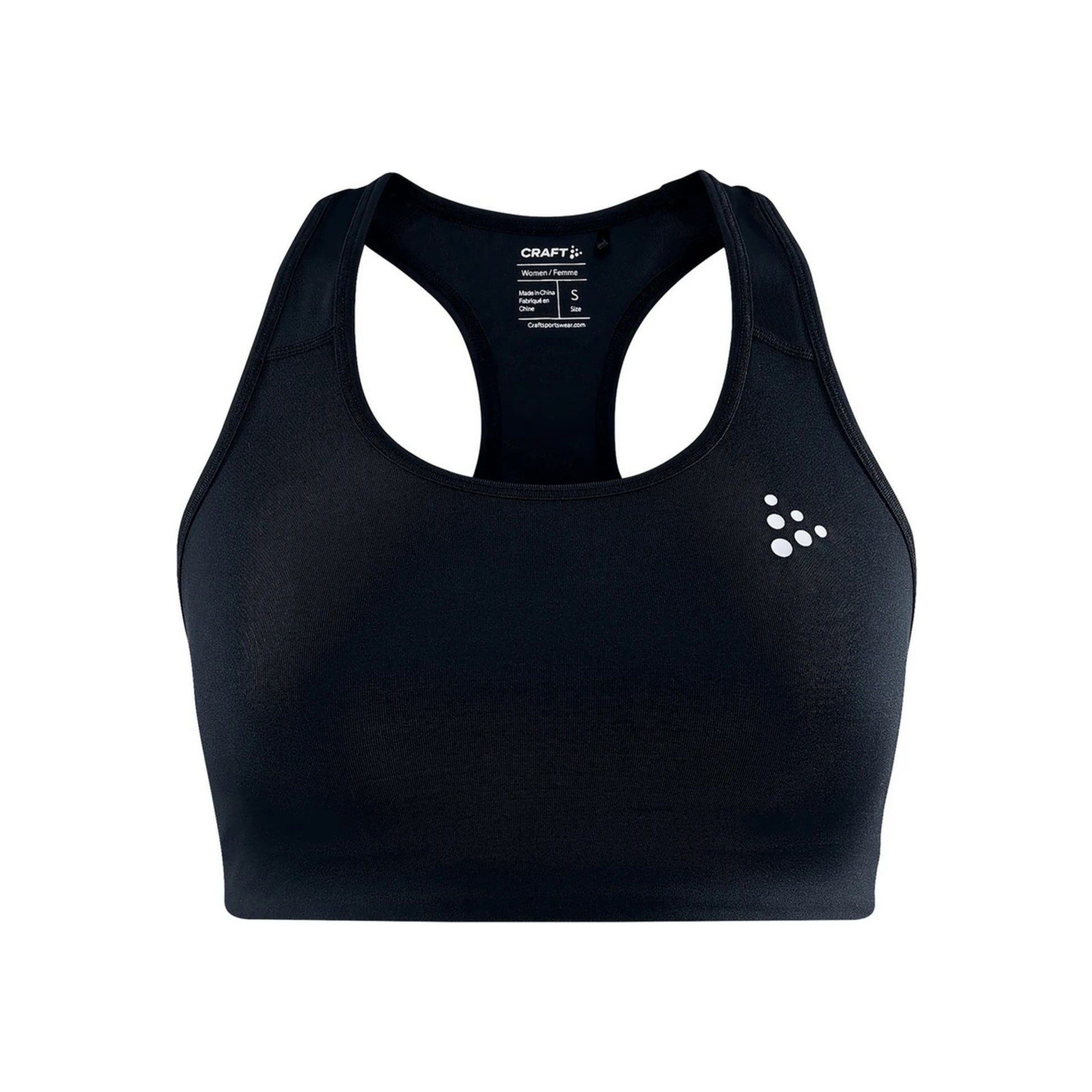Craft Training Classic Sport-bh Dames-Zwart