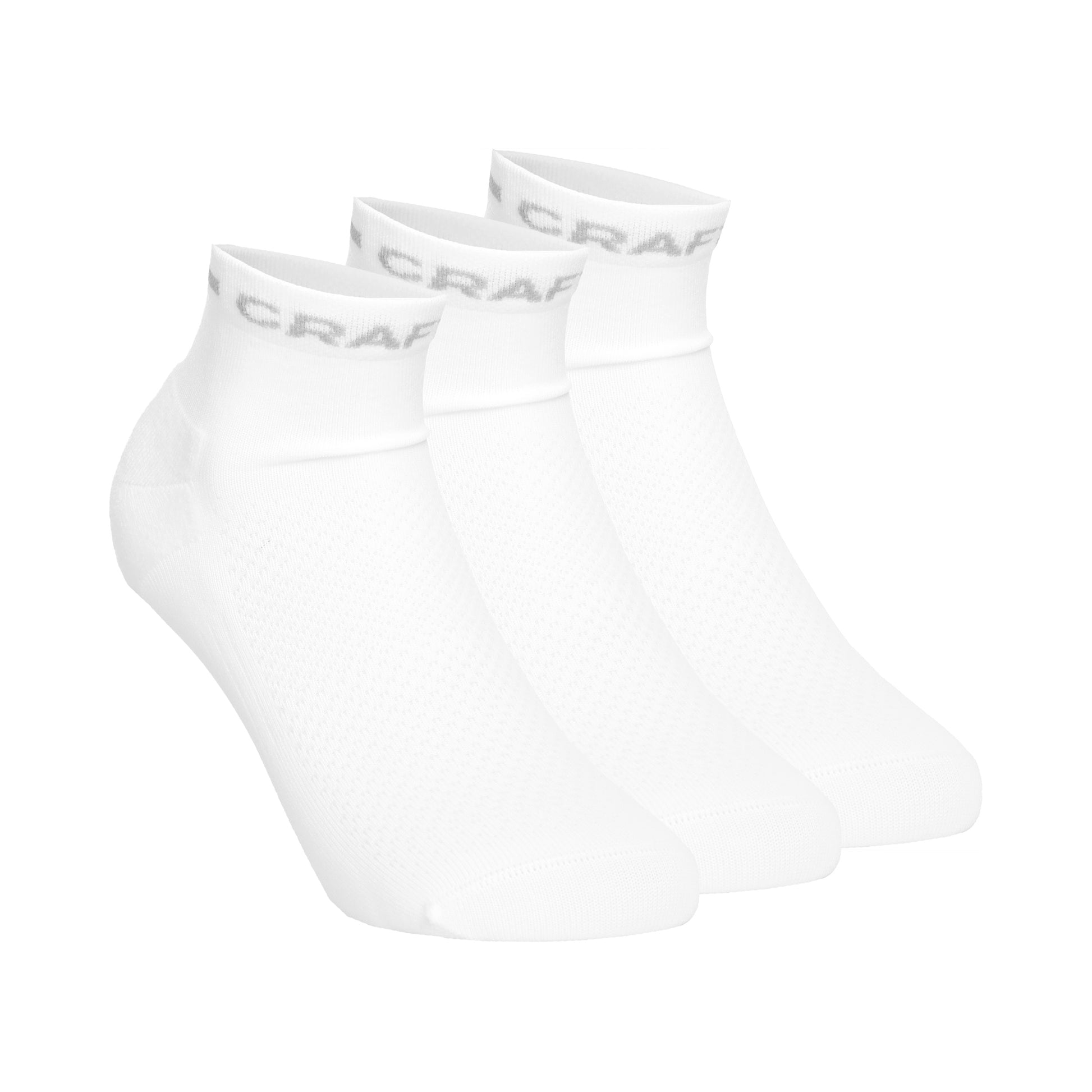 Craft Core Dry Mid Hardloopsokken Verpakking 3 Stuks-Wit
