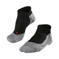 RU4 Endurance Invisible Chaussettes De Running Hommes-Noir,Gris Clair