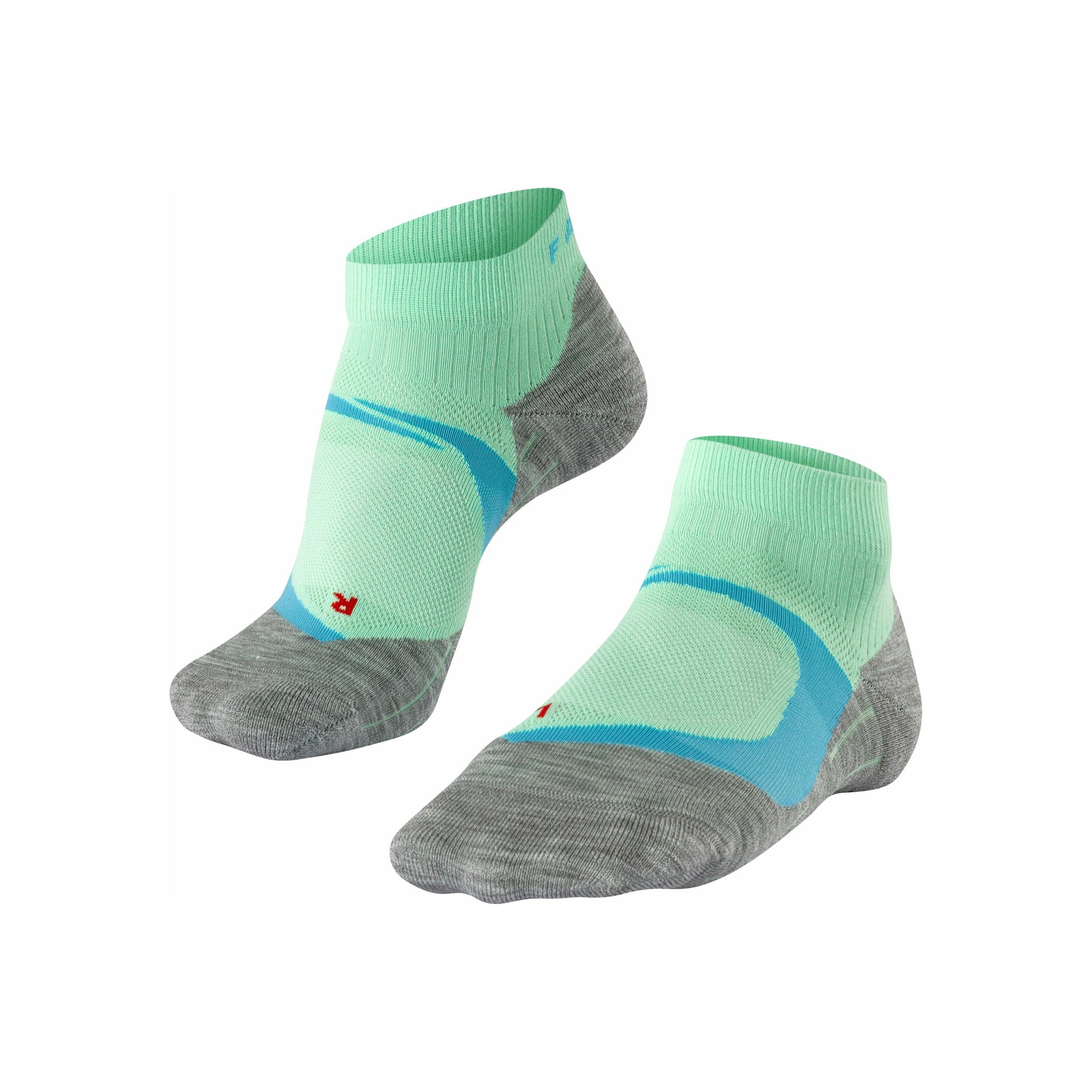 Falke Endurance Cool Short Chaussettes de running Femmes - mint, gris
