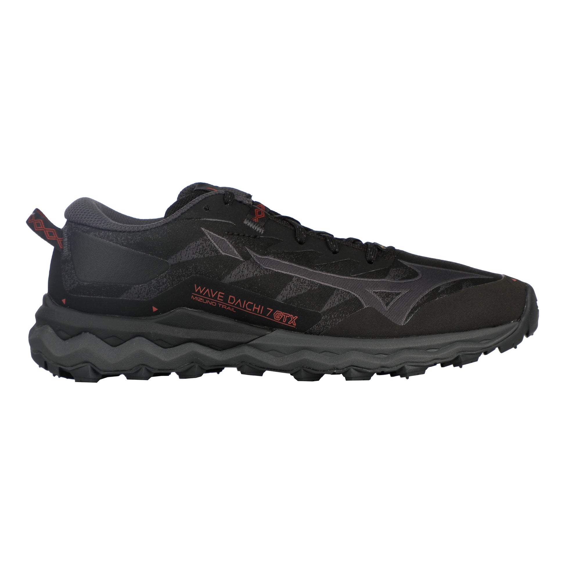 Mizuno Wave Daichi 7 GTX Chaussure Trail Femmes-Noir,Gris Foncé