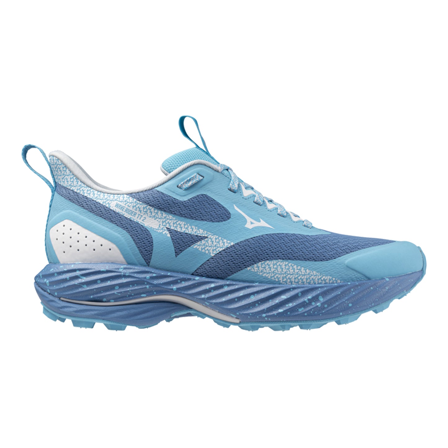 Mizuno Wave Rider TT 2 Chaussure Trail Femmes-Turquoise,Blanc