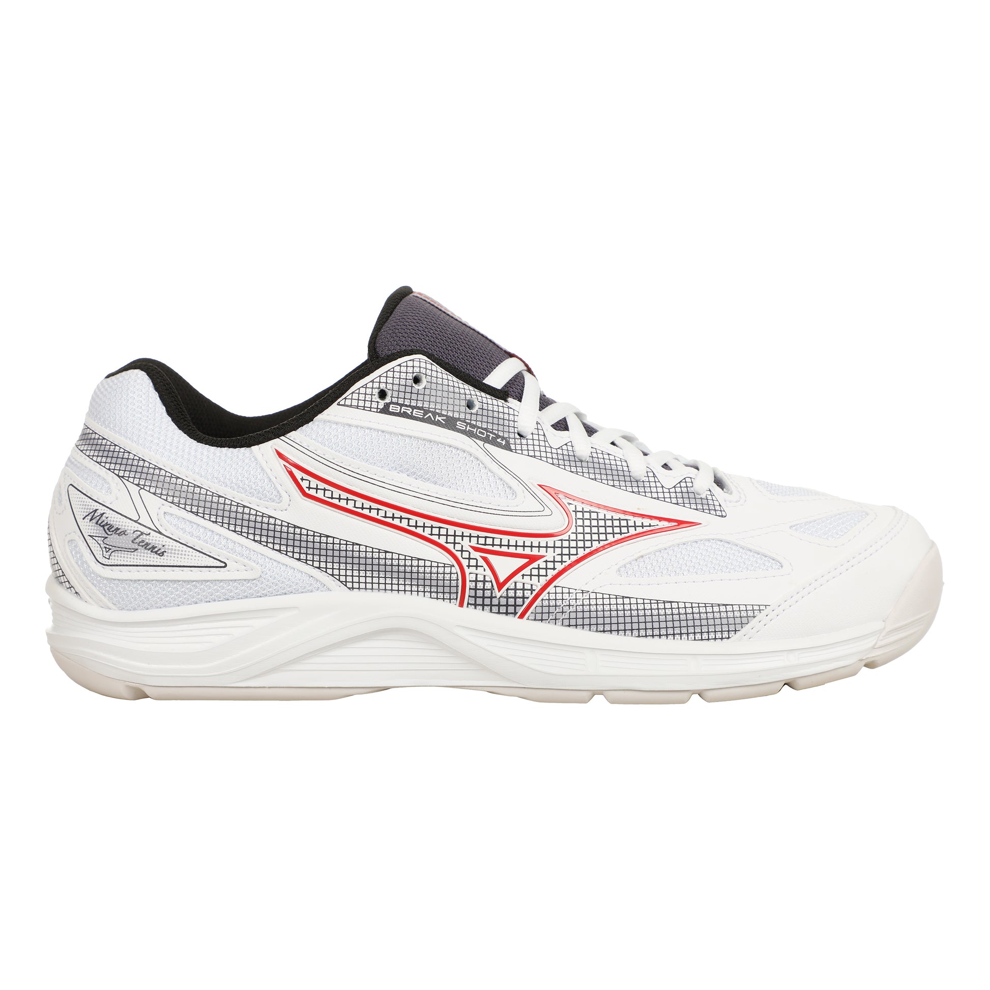 Mizuno Break Shot Chaussure Moquette Hommes-Blanc,Rouge