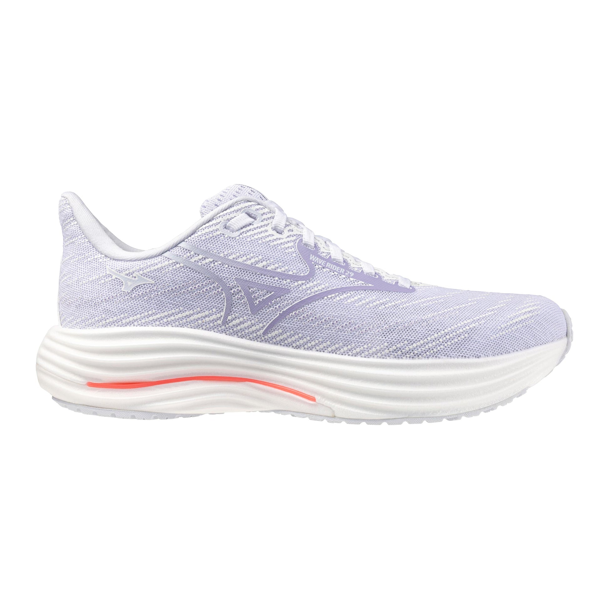 Mizuno Wave Rider 29                   Neutrale schoen Dames-mauve, wit