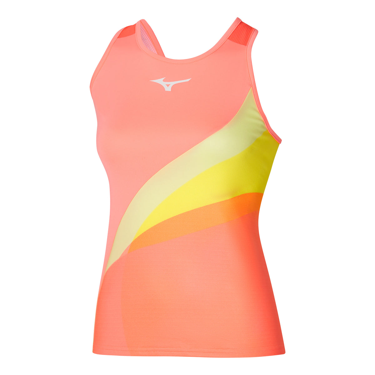Mizuno Release Printed Tanktop Dames - oranje,