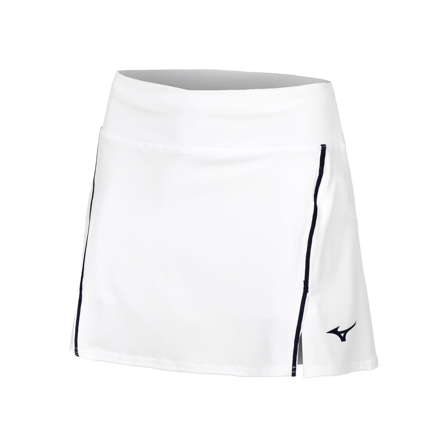 Mizuno Hex Rect Jupe Femmes-Blanc,Bleu Foncé