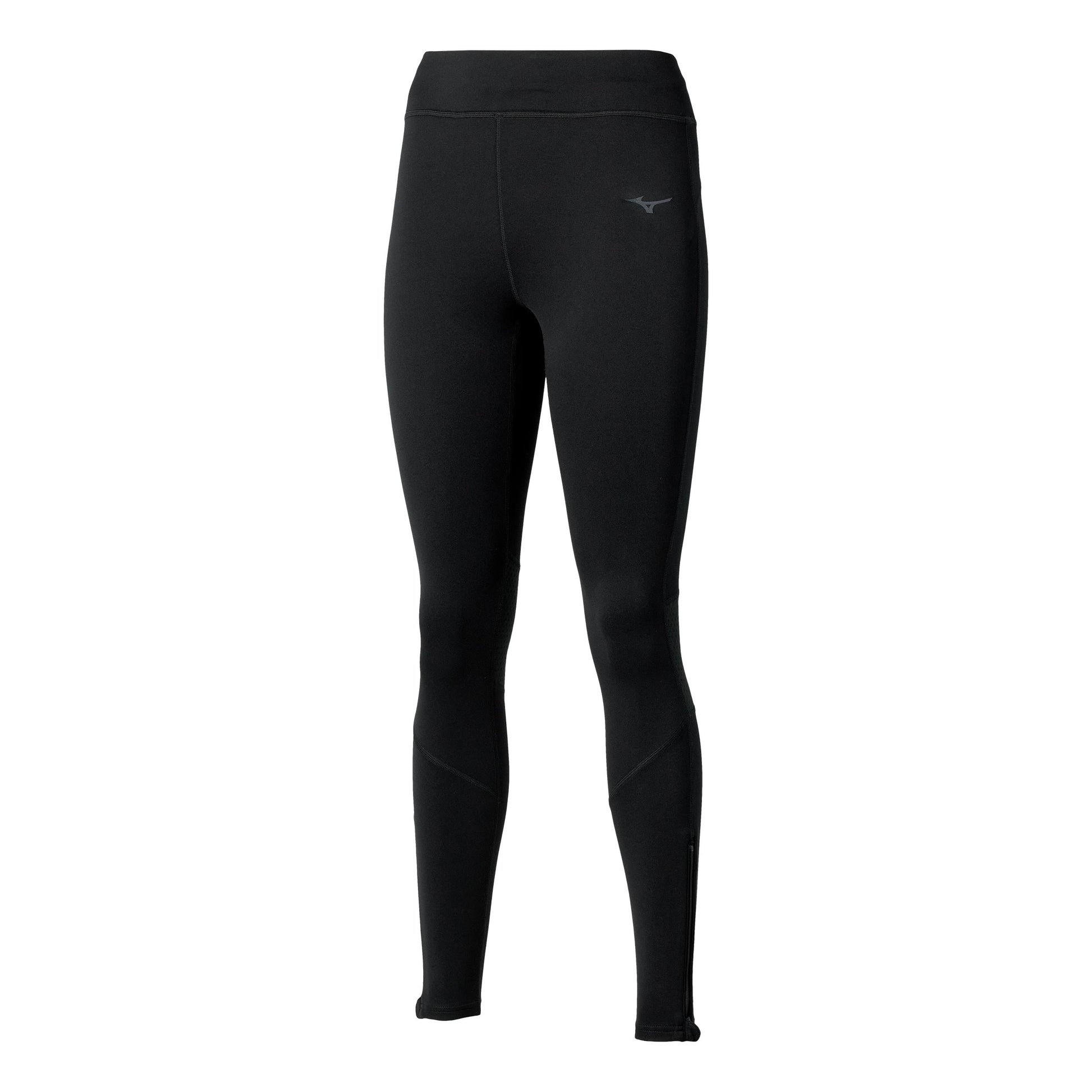 Mizuno Active Warmalite Hardlooplegging Dames-Zwart