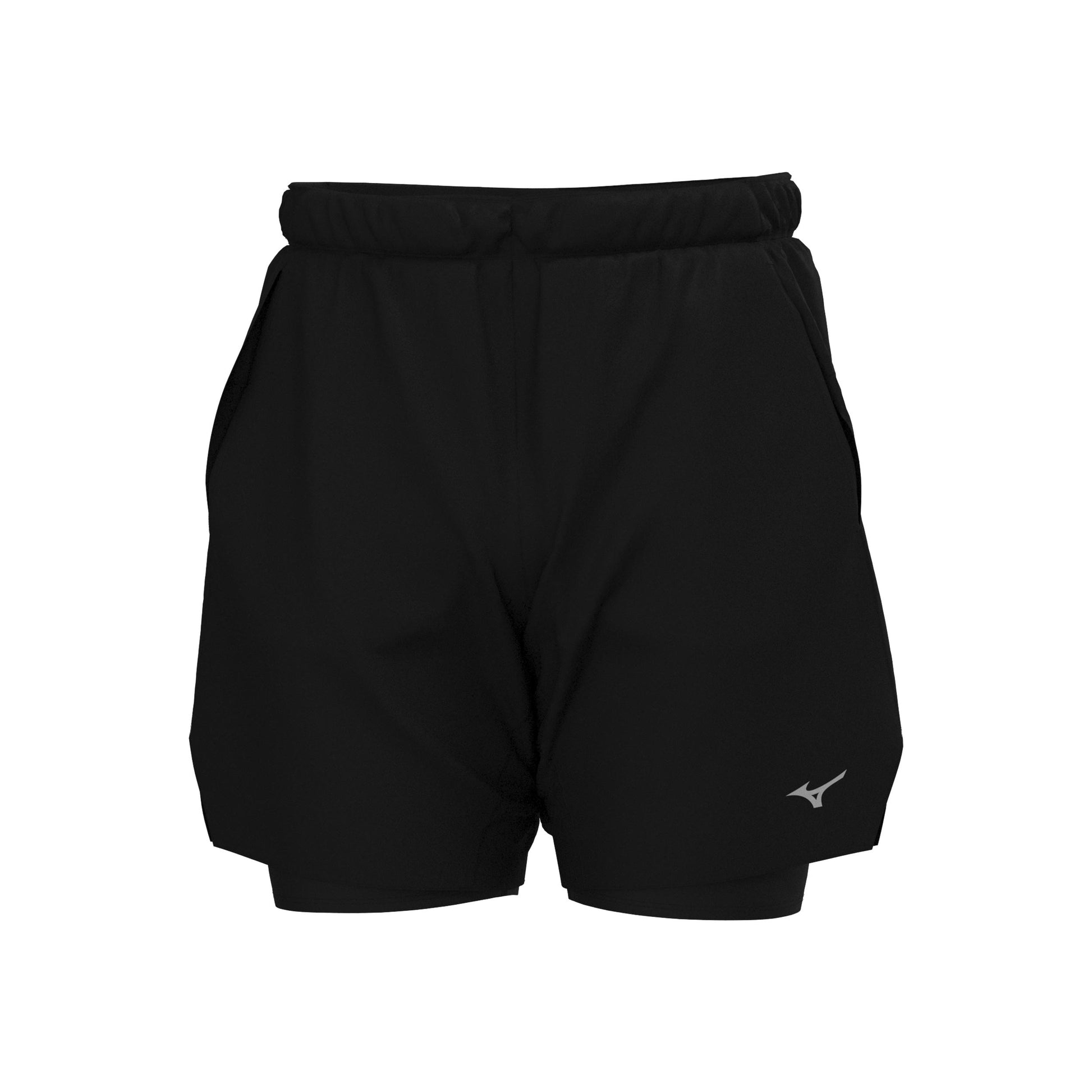 Mizuno Core 2in1 7.5inch Hardloopshorts Heren-zwart