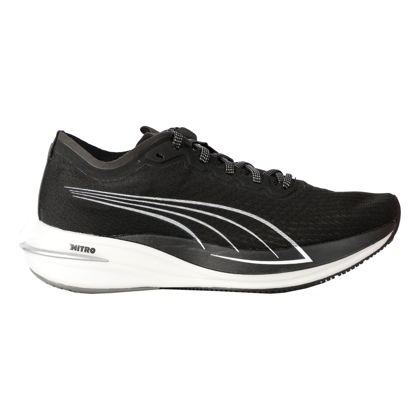 Puma Deviate Nitro Neutrale Schoen Dames-Zwart,Wit