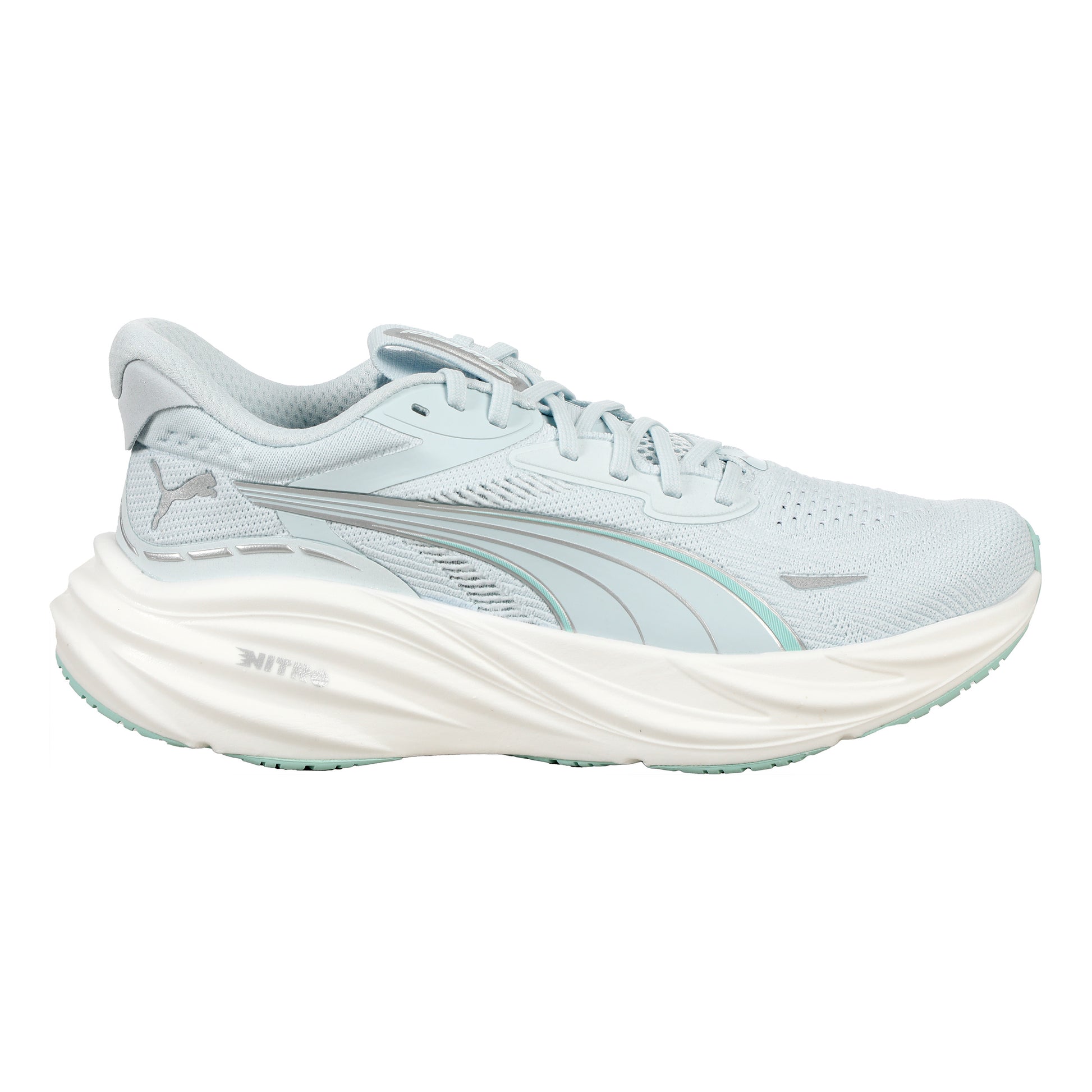 Puma Magnify Nitro 3 Chaussure De Running Sans Stabilisateurs Femmes-Bleu,Mint