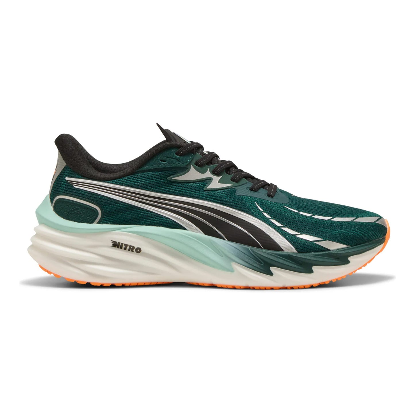 Puma Velocity Nitro 4 Chaussure de running sans stabilisateurs Hommes - vert, orange
