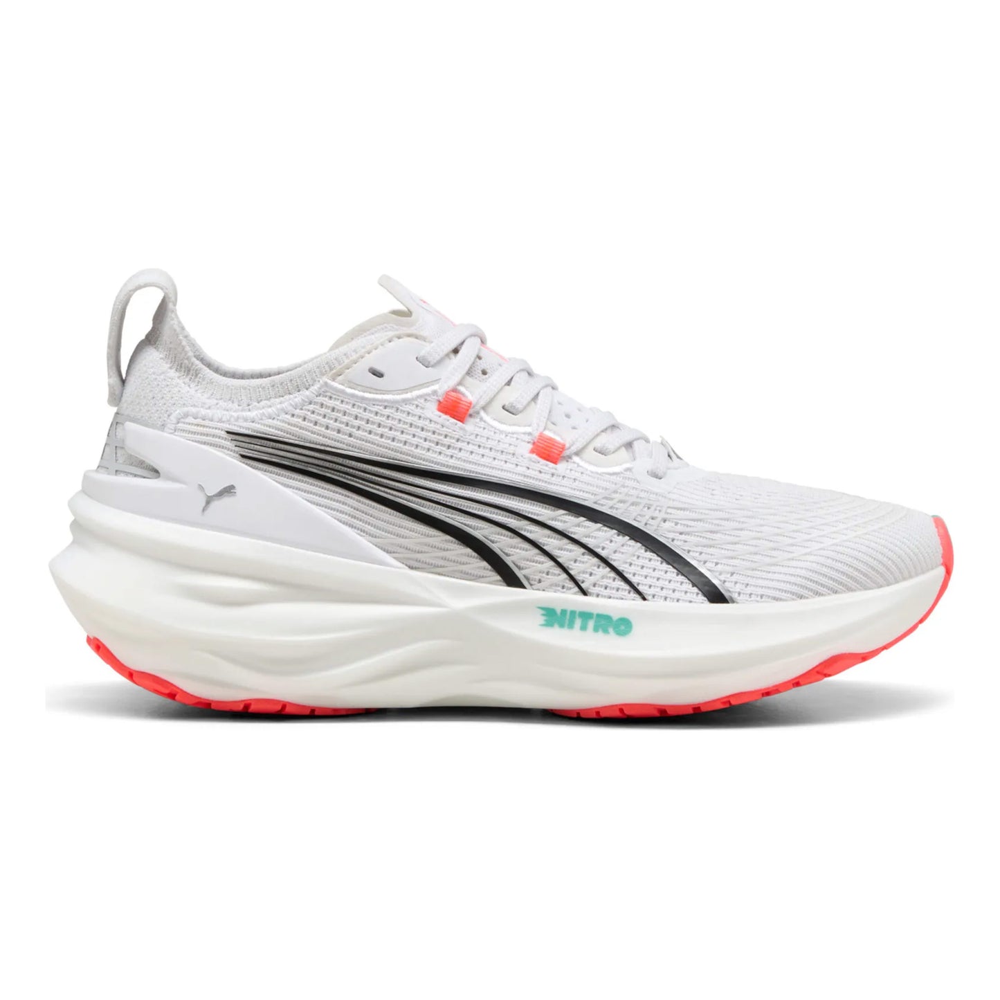Puma ForeverRun Nitro 2 Stabiliteitsschoen Dames-Wit,Rood