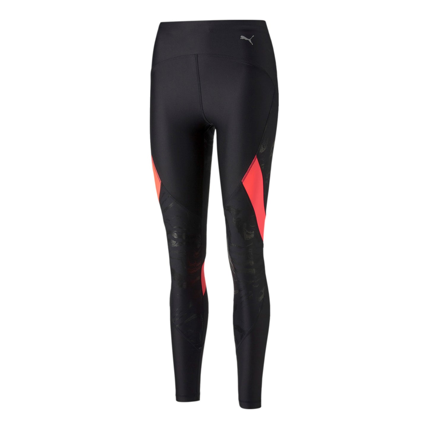 Puma Ultraform Highwaist Fleece Shine All Over Print Tight Dames-Zwart,Pink