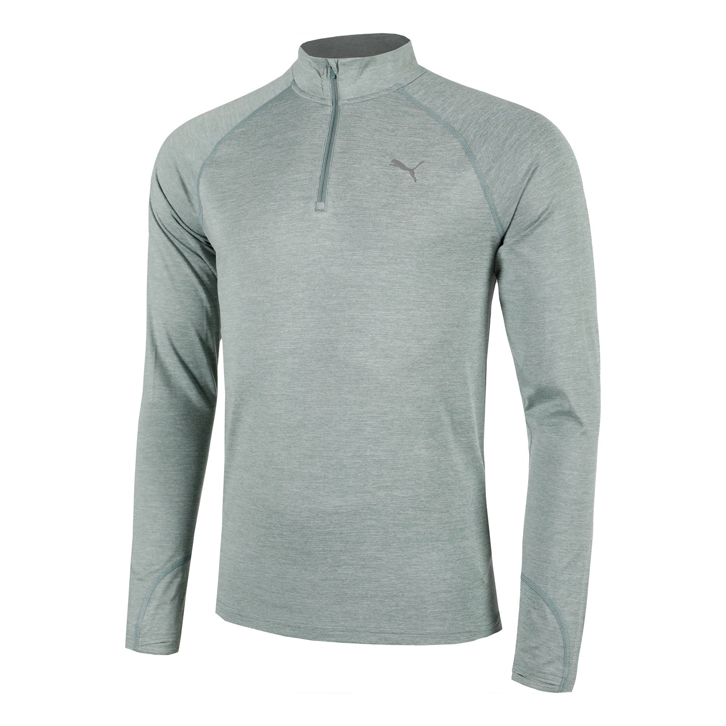 Puma Velocity Cloudspun 1/4 Zip  Maillot de course Hommes - vert
