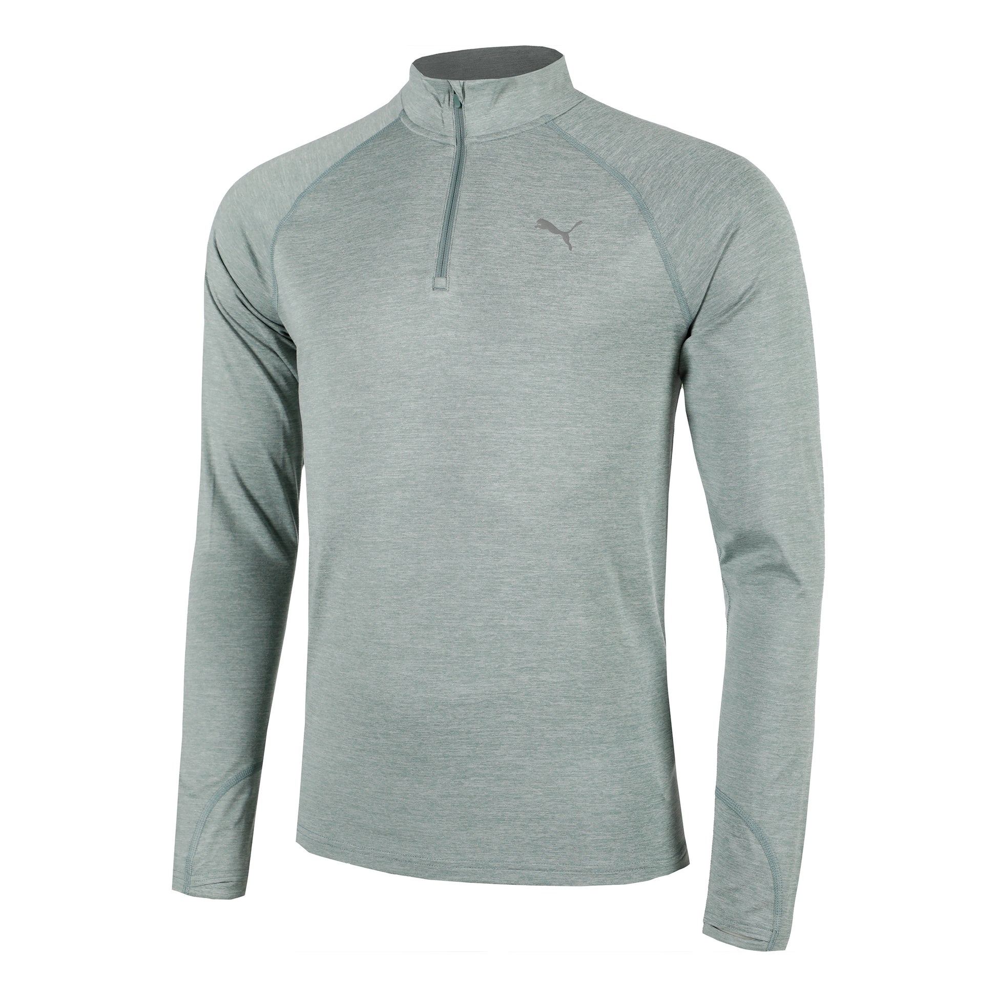 Puma Velocity Cloudspun 1/4 Zip  Maillot de course Hommes - vert