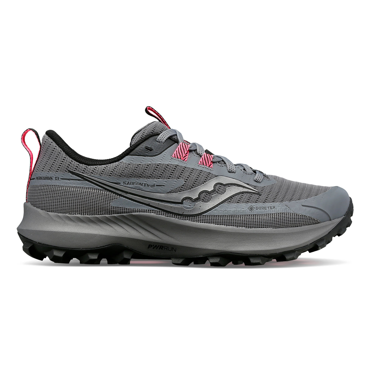 Saucony Peregrine 13 Gtx Chaussure trail Femmes - gris, noir