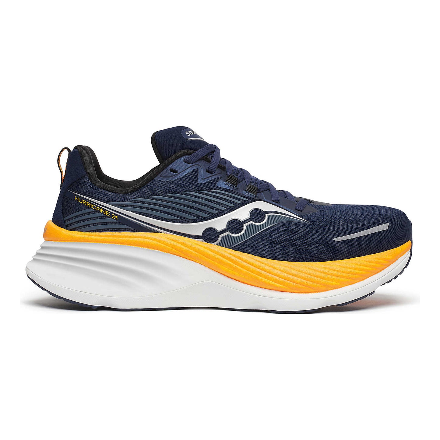 Saucony Hurricane 24 Stabiliteitsschoen Heren - donkerblauw, oranje