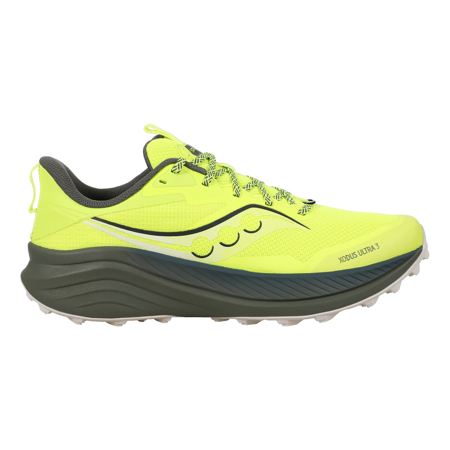 Saucony Xodus Ultra 3 Trailschoen Heren - limoen,