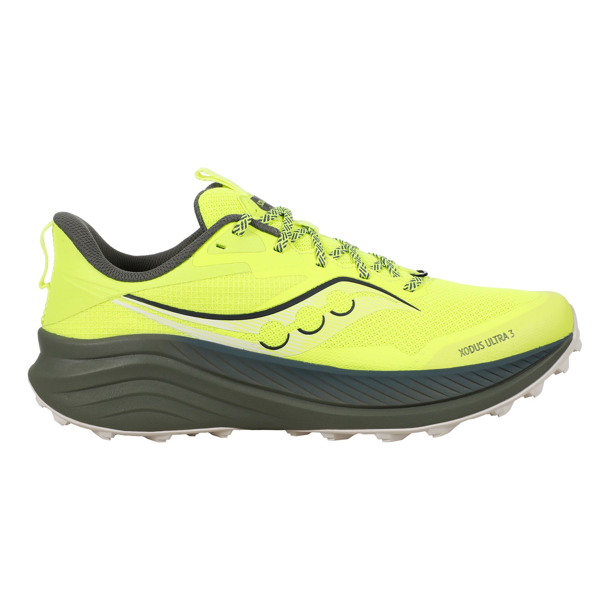 Saucony Xodus Ultra 3 Trailschoen Heren - limoen,
