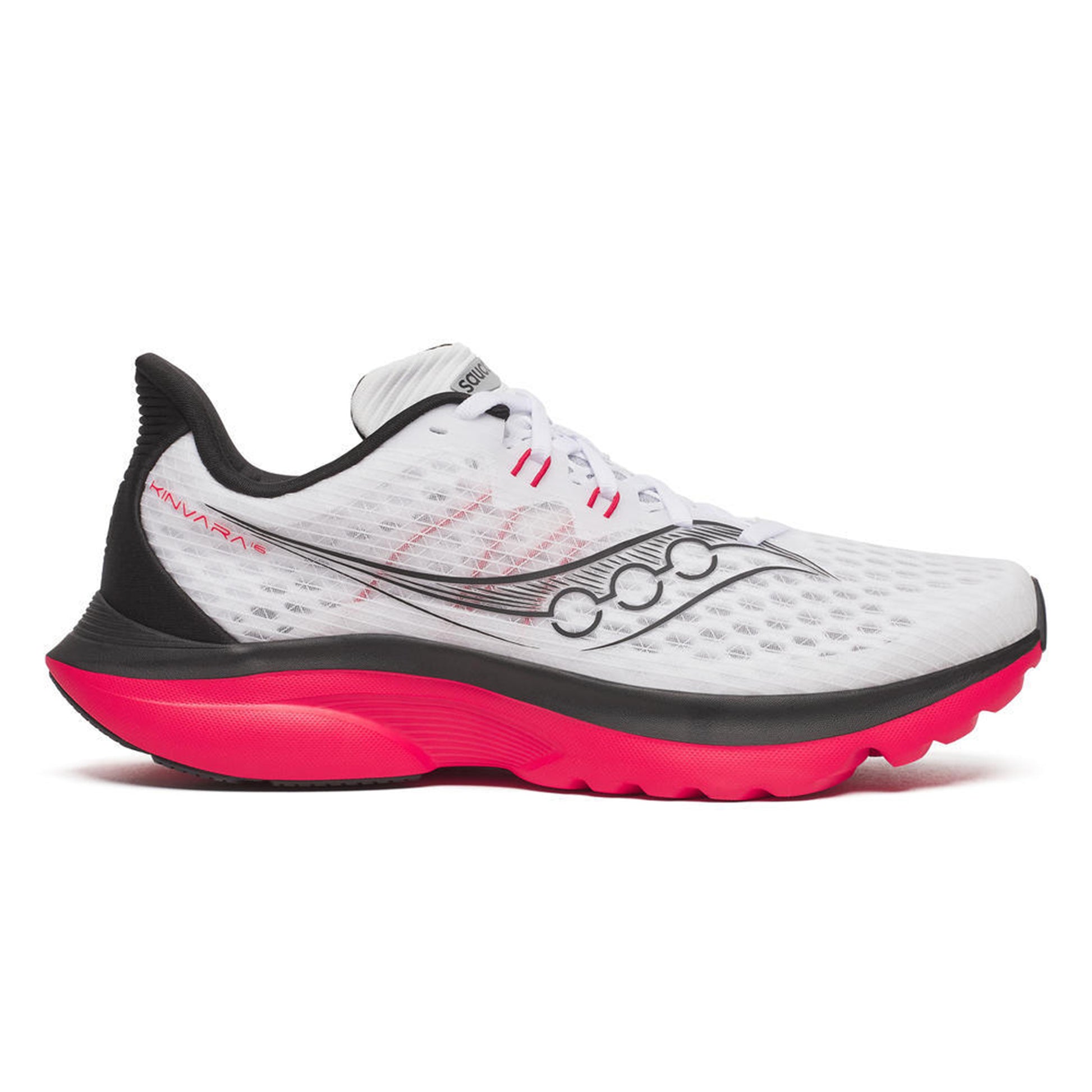 Saucony Kinvara 16 Neutrale schoen Heren-wit, rood