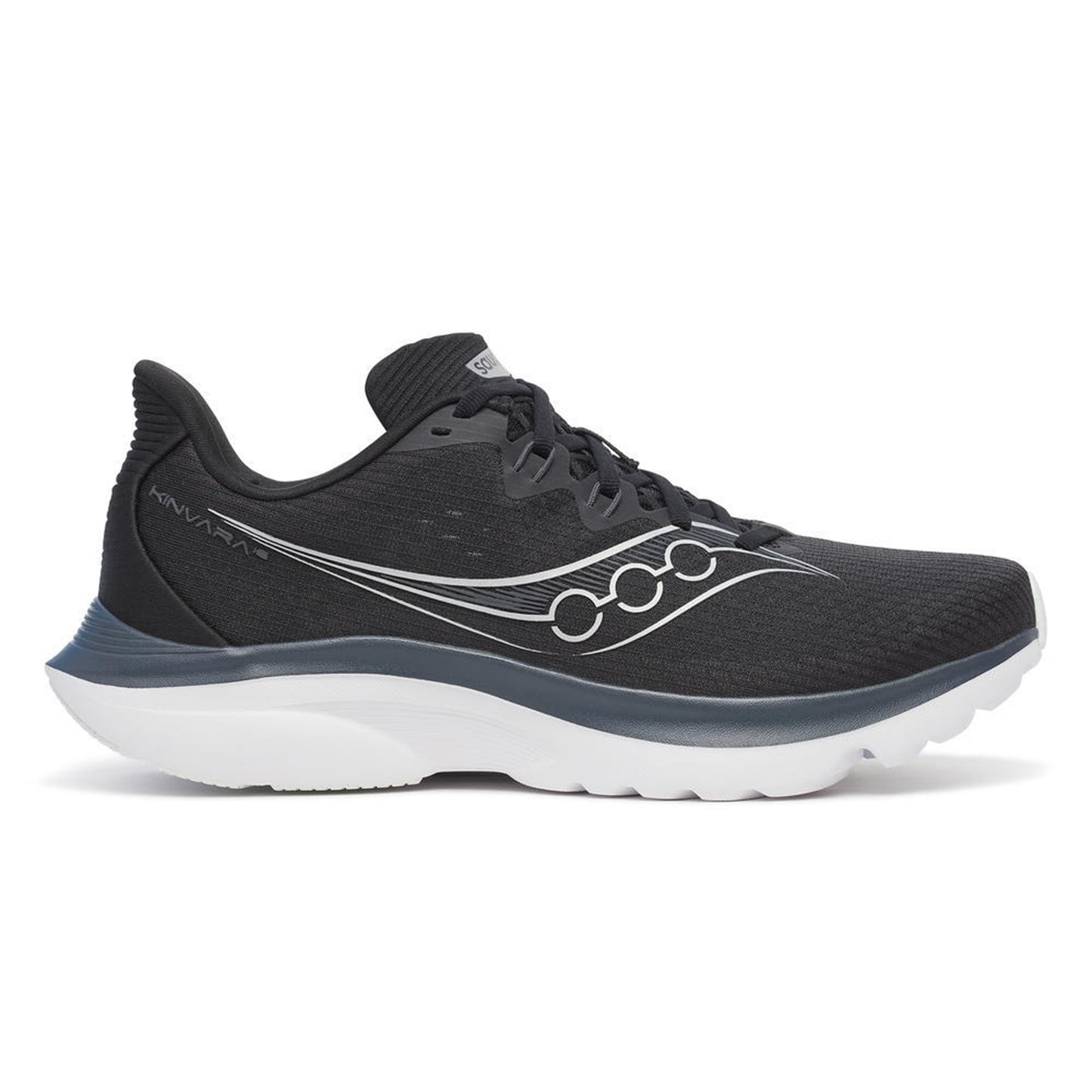 Saucony Kinvara 16 Chaussure de running sans stabilisateurs Hommes-noir, blanc