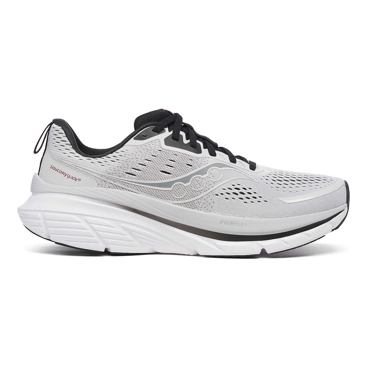 Saucony Guide 18 Stabiliteitsschoen Heren-Wit,Zwart
