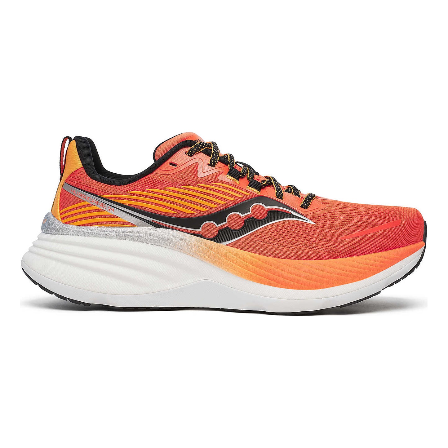 Saucony Hurricane 24 Stabiliteitsschoen Heren - rood, oranje