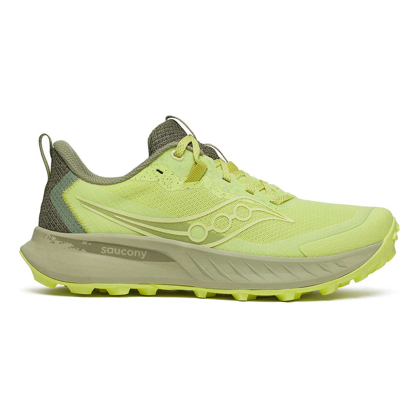 Saucony Peregrine 15 Trailschoen Dames-Geel,Groen