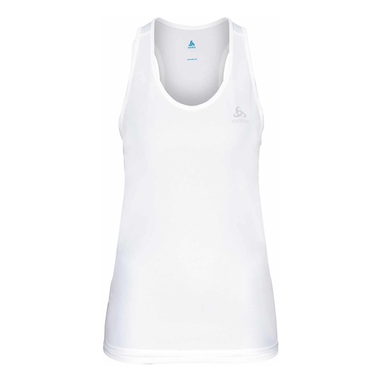Odlo Crew Neck Essential Maillot De Course Femmes-Blanc