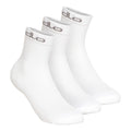 Quarter Active Sportsokken Verpakking 3 stuks Unisex - wit,