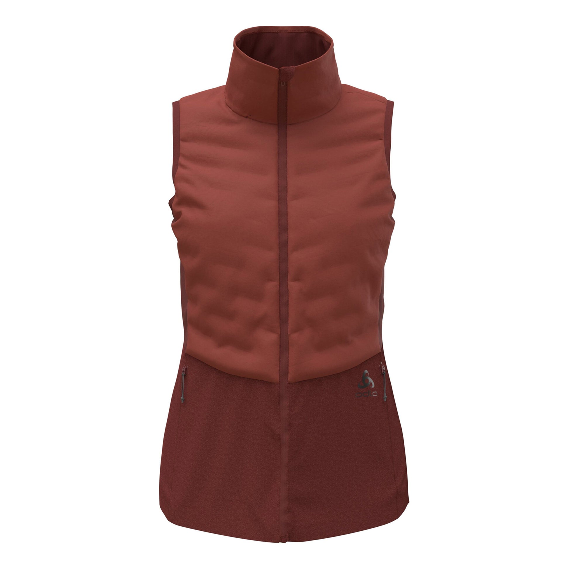 Odlo Zeroweight Insulator Gilets de course Femmes - rouge, berry