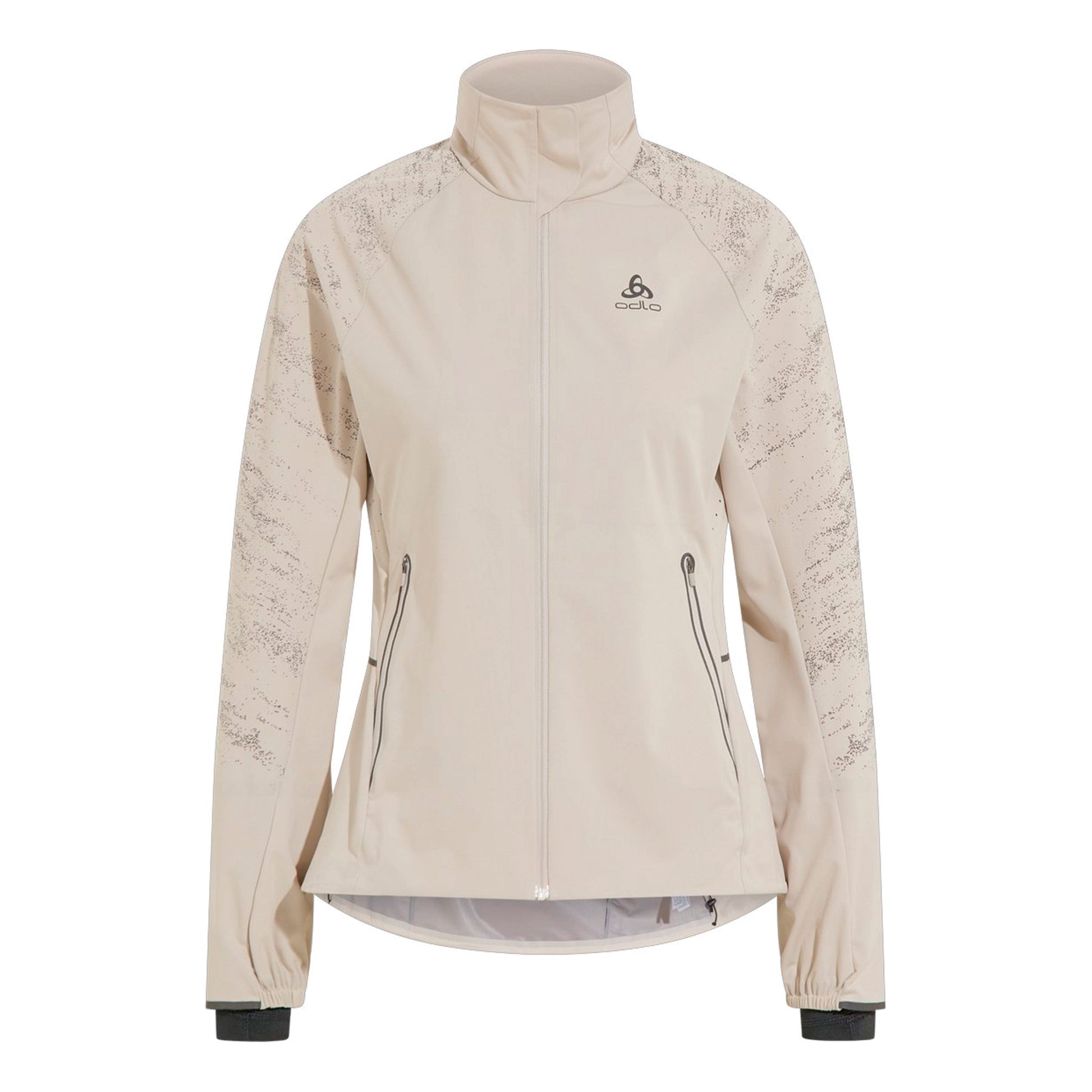 Odlo Zeroweight Pro Warm Reflect Hardloopjas Dames - lichtgrijs,