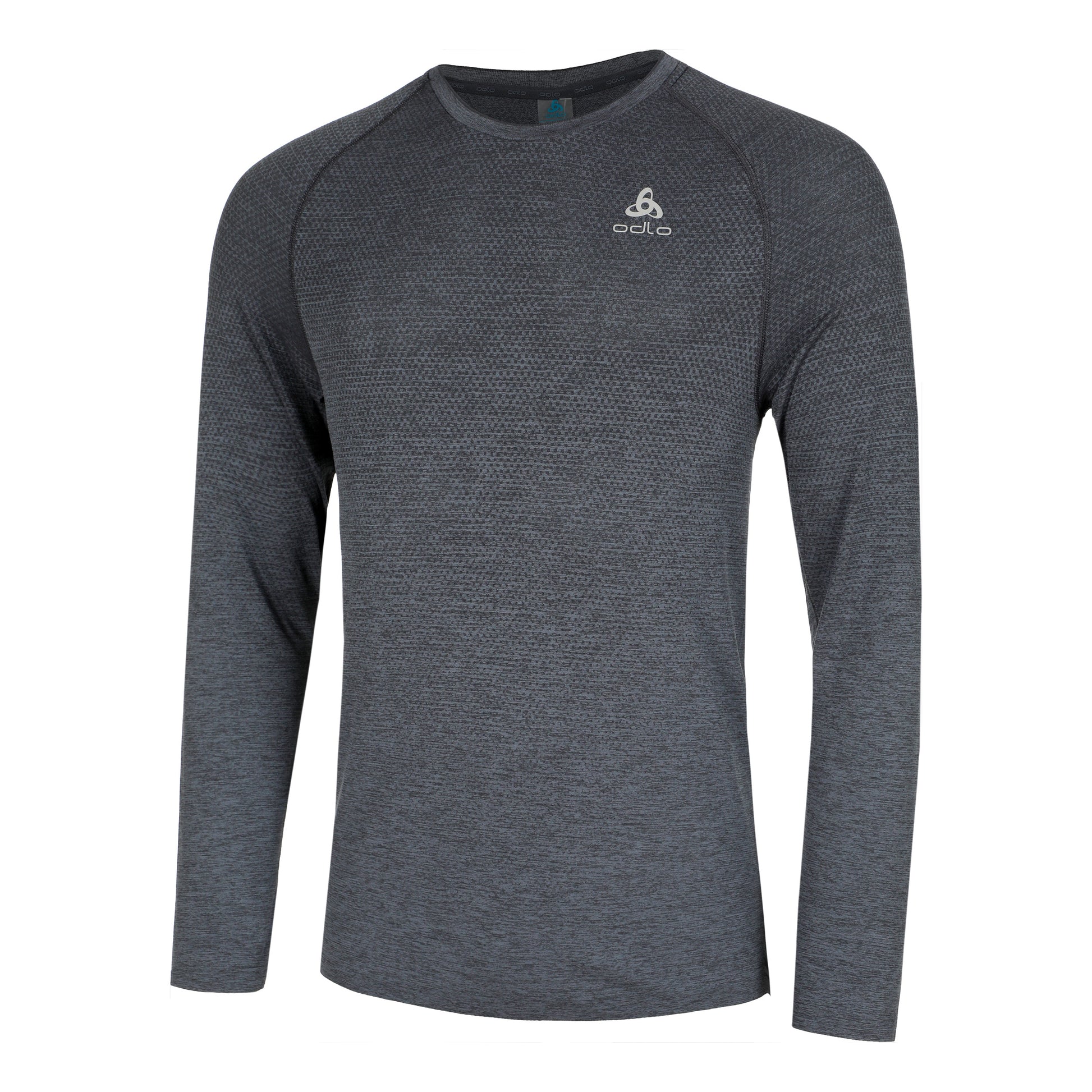 Odlo Essential Seamless Crew Neck Haut manches longues Hommes - anthracite,