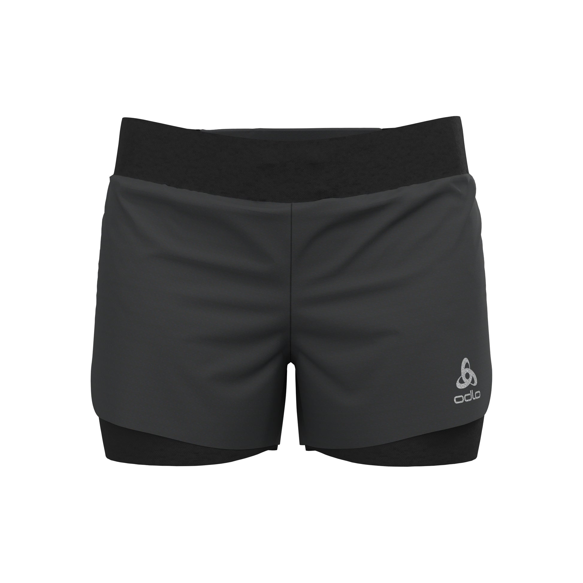 Odlo Zeroweight 3inch 2in1 Short De Running Femmes-Noir