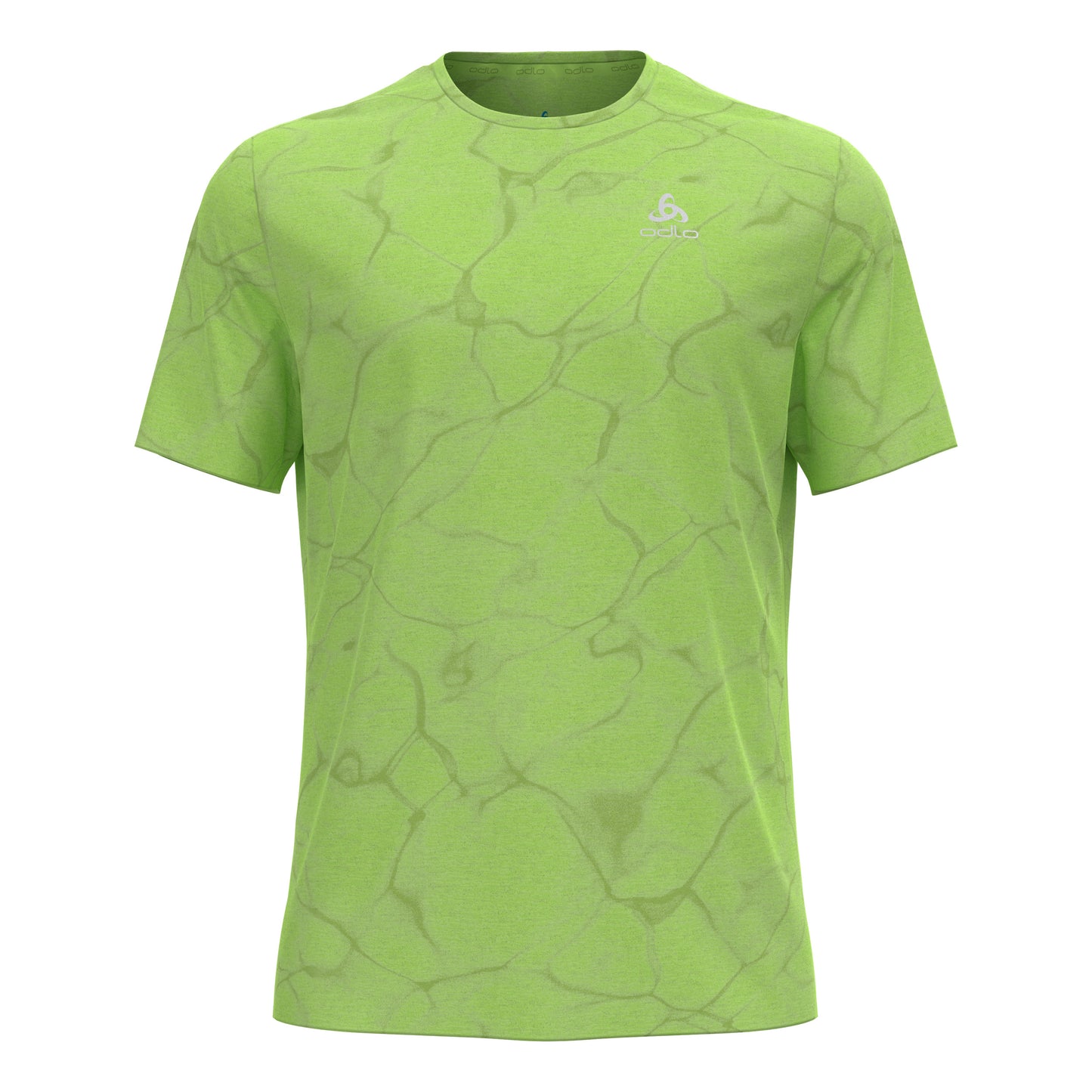 Odlo Zeroweight Engineered Chill-Tec Maillot de course Hommes - vert clair,