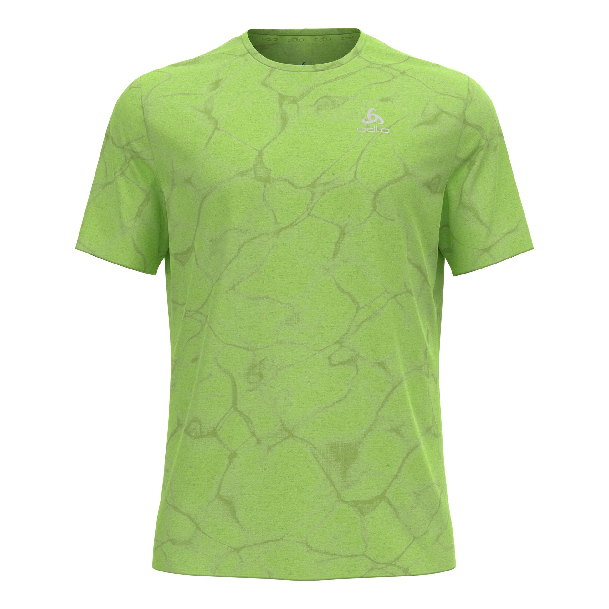 Odlo Zeroweight Engineered Chill-Tec Maillot de course Hommes - vert clair,